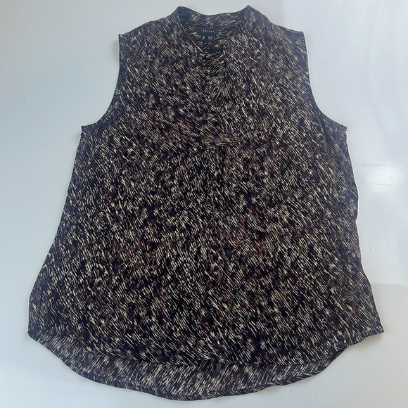 Theory Tops - Theory 100% Silk Printed Blouse S127-58